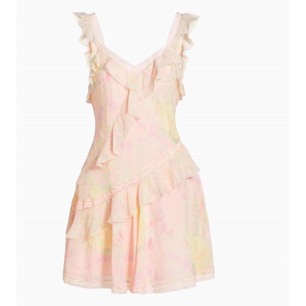 NEW LOVESHACKFANCY serima mini dress in strawberry tart - Picture 2 of 2